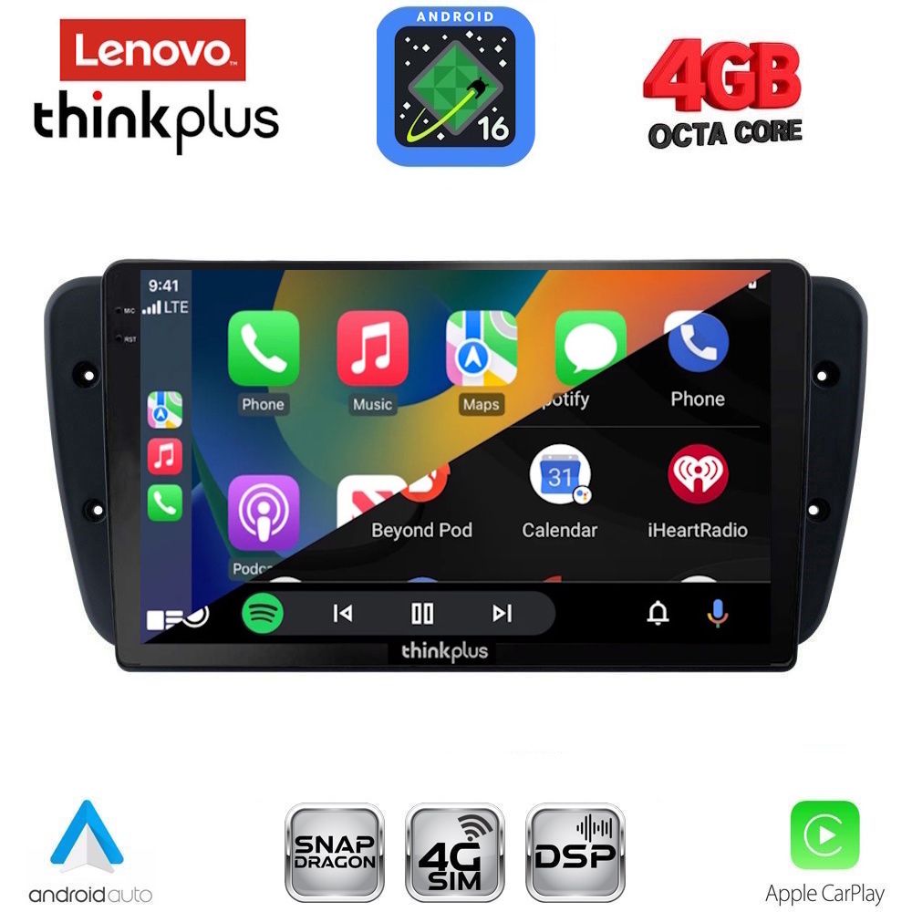 LENOVO LTG 7571_CPA (9inc) MULTIMEDIA TABLET for SEAT IBIZA mod. 2008-2015 LENOVO LTG 7571_CPA (9inc) MULTIMEDIA TABLET for SEAT IBIZA mod. 2008-2015