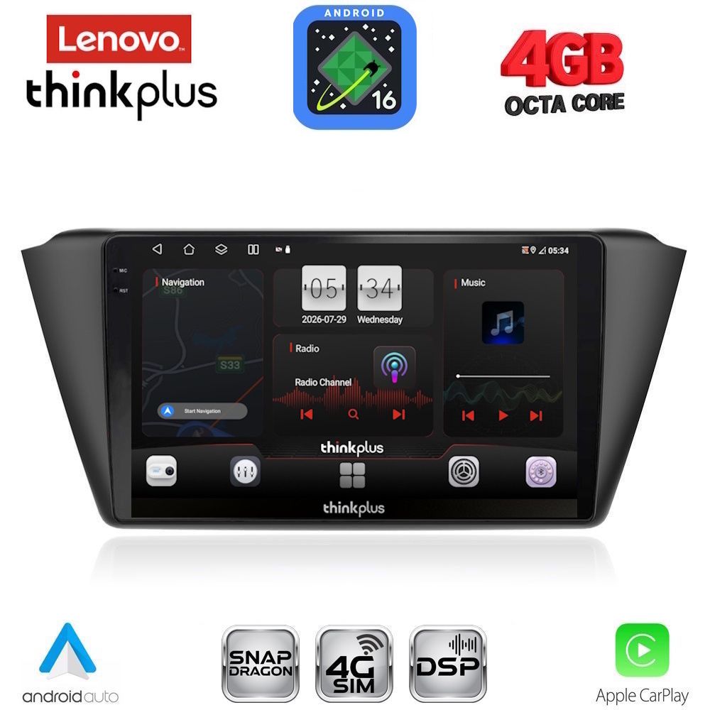 LENOVO LTG 7582_CPA (9inc) MULTIMEDIA TABLET for SKODA FABIA mod. 2015-2022 LENOVO LTG 7582_CPA (9inc) MULTIMEDIA TABLET for SKODA FABIA mod. 2015-2022