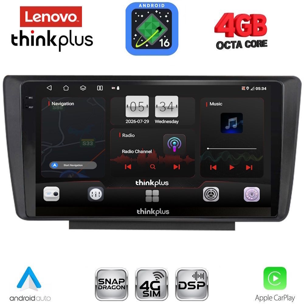 LENOVO LTG 7594_CPA (9inc) MULTIMEDIA TABLET for SKODA OCTAVIA 5 mod. 2005-2012 LENOVO LTG 7594_CPA (9inc) MULTIMEDIA TABLET for SKODA OCTAVIA 5 mod. 2005-2012