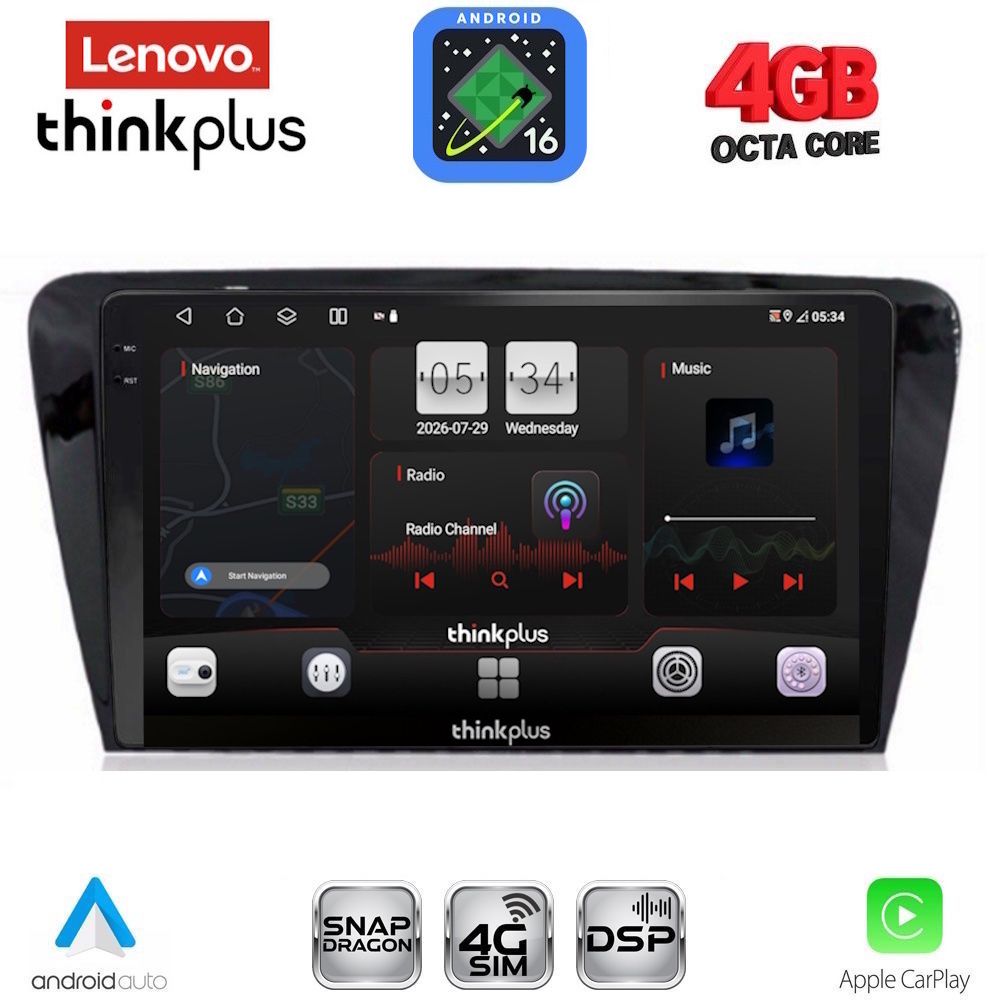 LENOVO LTG 7597_CPA (10inc) MULTIMEDIA TABLET for SKODA OCTAVIA 7 mod. 2013-2021 LENOVO LTG 7597_CPA (10inc) MULTIMEDIA TABLET for SKODA OCTAVIA 7 mod. 2013-2021