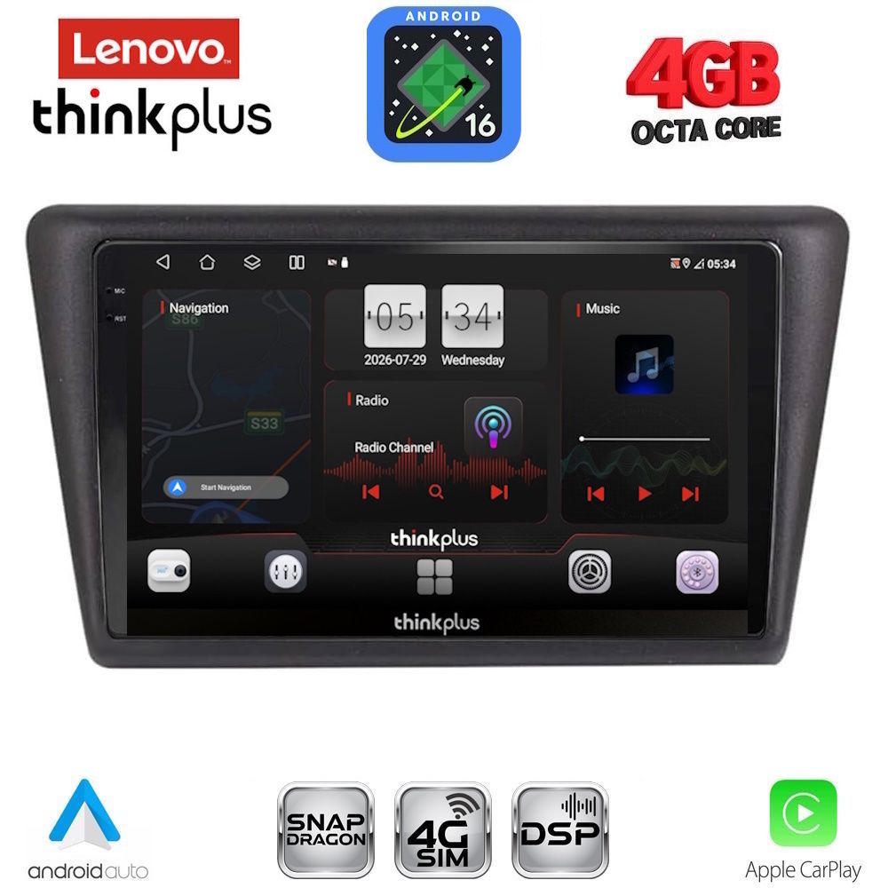 LENOVO LTG 7600_CPA (9inc) MULTIMEDIA TABLET for SKODA RAPID SPACEBACK mod. 2014-2019 LENOVO LTG 7600_CPA (9inc) MULTIMEDIA TABLET for SKODA RAPID SPACEBACK mod. 2014-2019
