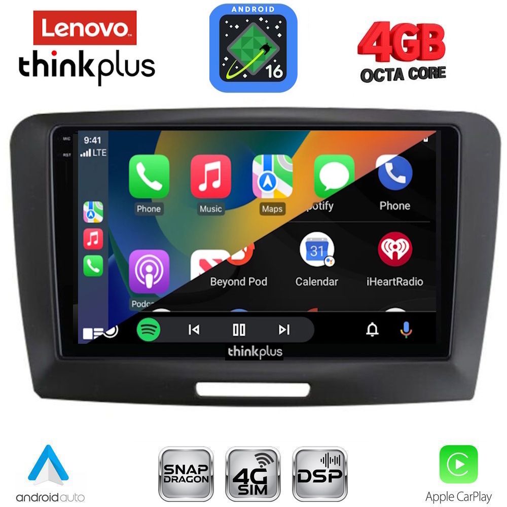LENOVO LTG 7604A_CPA (9inc) MULTIMEDIA TABLET for SKODA SUPERB mod. 2008-2015 LENOVO LTG 7604A_CPA (9inc) MULTIMEDIA TABLET for SKODA SUPERB mod. 2008-2015