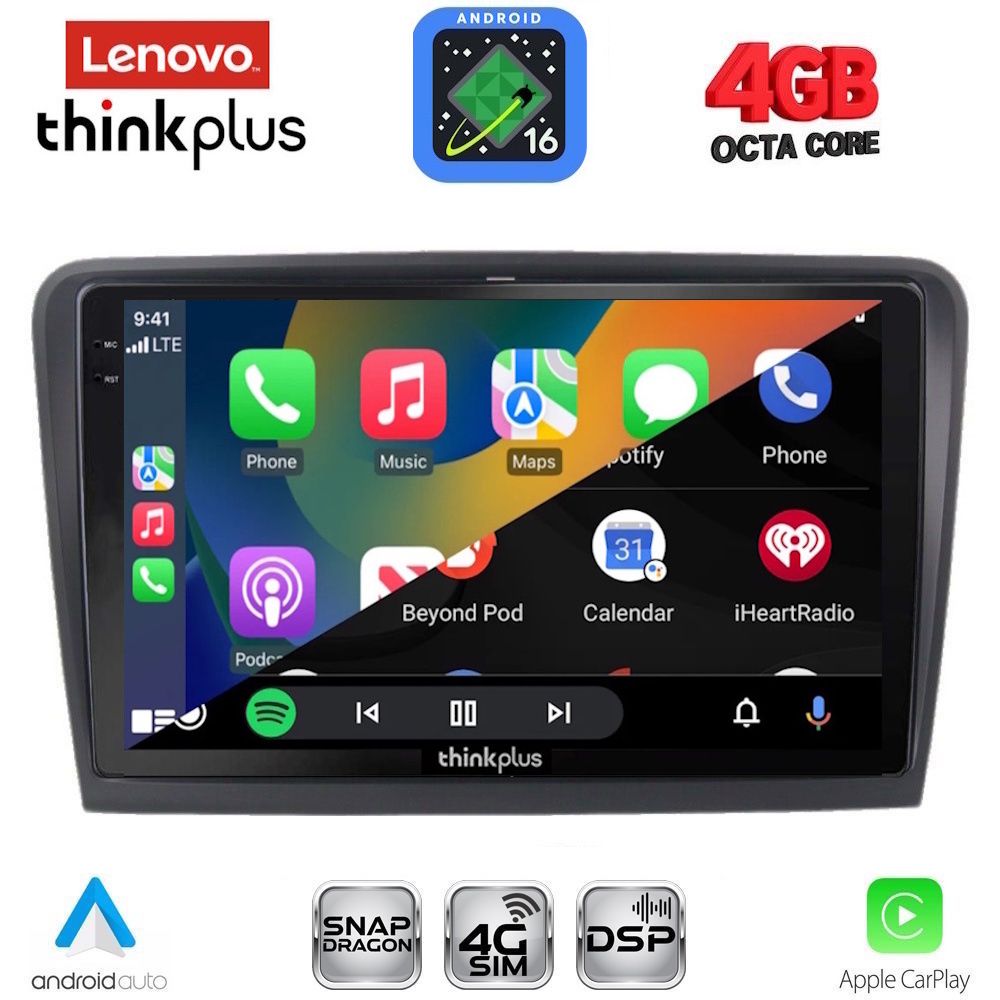 LENOVO LTG 7604B_CPA (10inc) MULTIMEDIA TABLET for SKODA SUPERB mod. 2008-2015 LENOVO LTG 7604B_CPA (10inc) MULTIMEDIA TABLET for SKODA SUPERB mod. 2008-2015