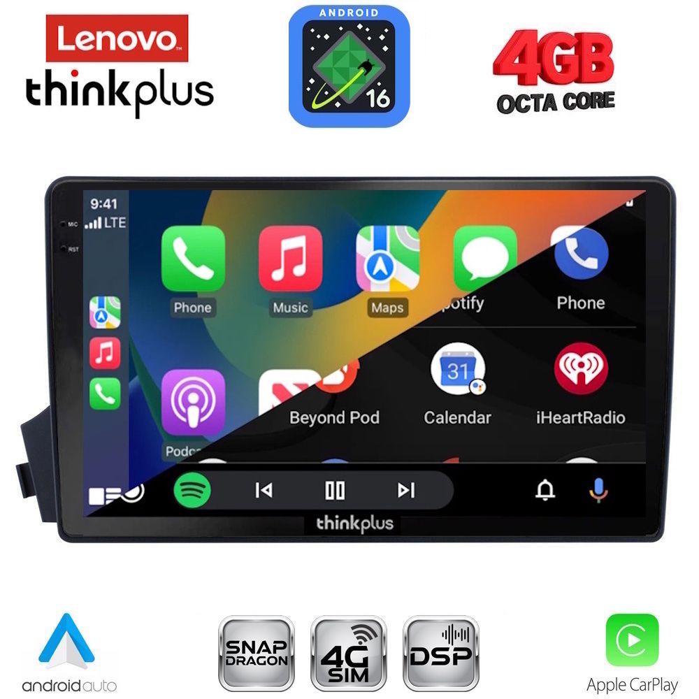 LENOVO LTG 7650_CPA (9inc) MULTIMEDIA TABLET for SSANGYONG ACTYON - KYRON mod. 2006-2015 LENOVO LTG 7650_CPA (9inc) MULTIMEDIA TABLET for SSANGYONG ACTYON - KYRON mod. 2006-2015