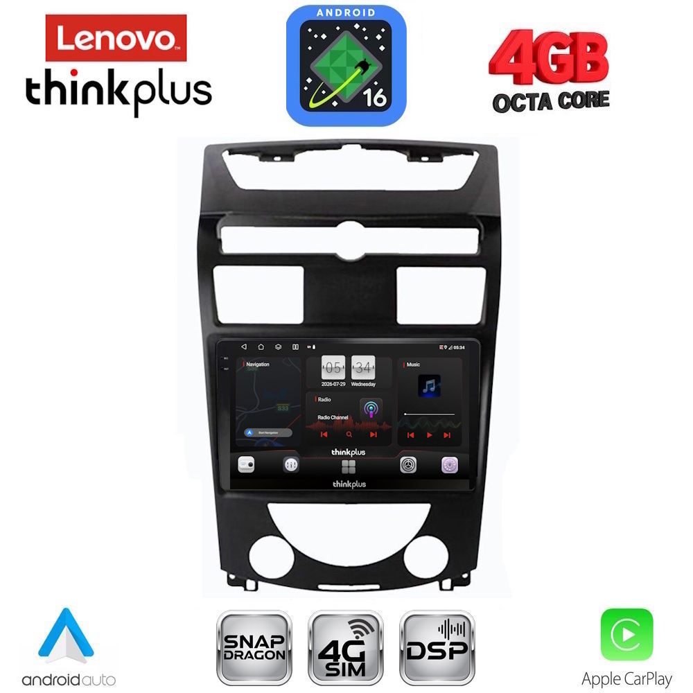 LENOVO LTG 7657_CPA (10inc) MULTIMEDIA TABLET for SSANGYONG REXTON mod. 2006-2015 LENOVO LTG 7657_CPA (10inc) MULTIMEDIA TABLET for SSANGYONG REXTON mod. 2006-2015