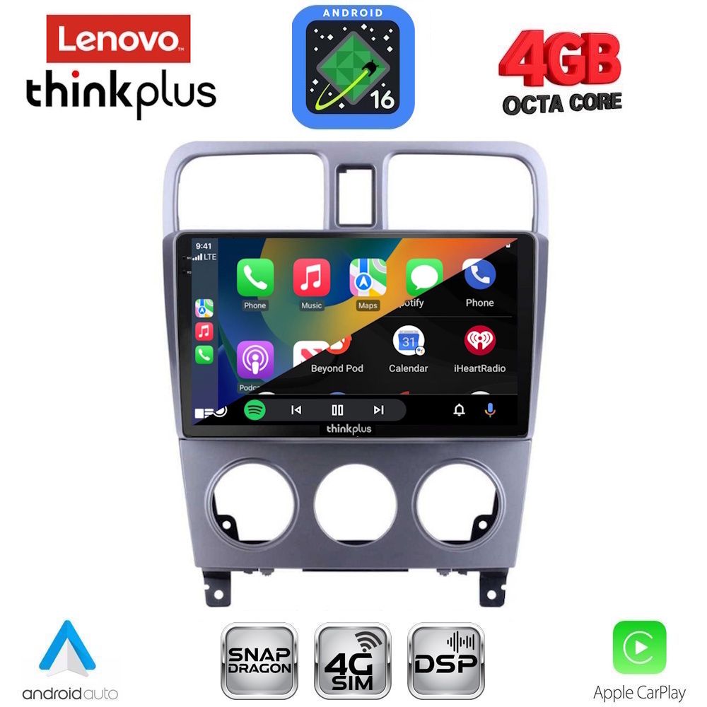 LENOVO LTG 7661_CPA (9inc) MULTIMEDIA TABLET for SUBARU FORESTER mod. 2002-2008 LENOVO LTG 7661_CPA (9inc) MULTIMEDIA TABLET for SUBARU FORESTER mod. 2002-2008