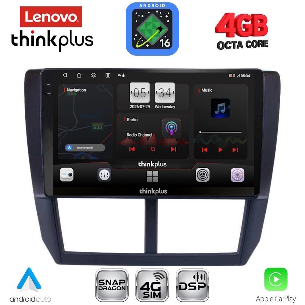 LENOVO LTG 7662_CPA (9inc) MULTIMEDIA TABLET for SUBARU FORESTER - IMPREZA - XV mod. 2008-2013 LENOVO LTG 7662_CPA (9inc) MULTIMEDIA TABLET for SUBARU FORESTER - IMPREZA - XV mod. 2008-2013