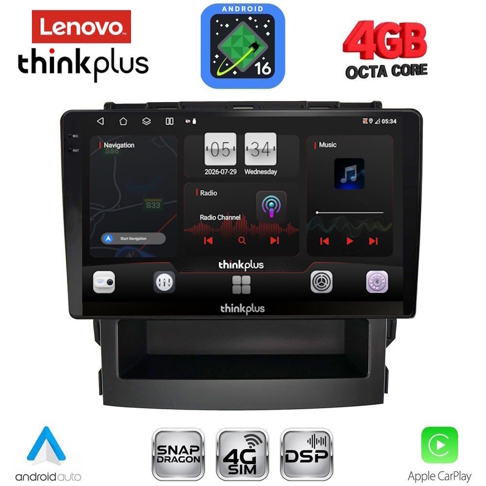LENOVO LTG 7664_CPA (9inc) MULTIMEDIA TABLET for SUBARU FORESTER - IMPREZA mod. 2019-2025 LENOVO LTG 7664_CPA (9inc) MULTIMEDIA TABLET for SUBARU FORESTER - IMPREZA mod. 2019-2025