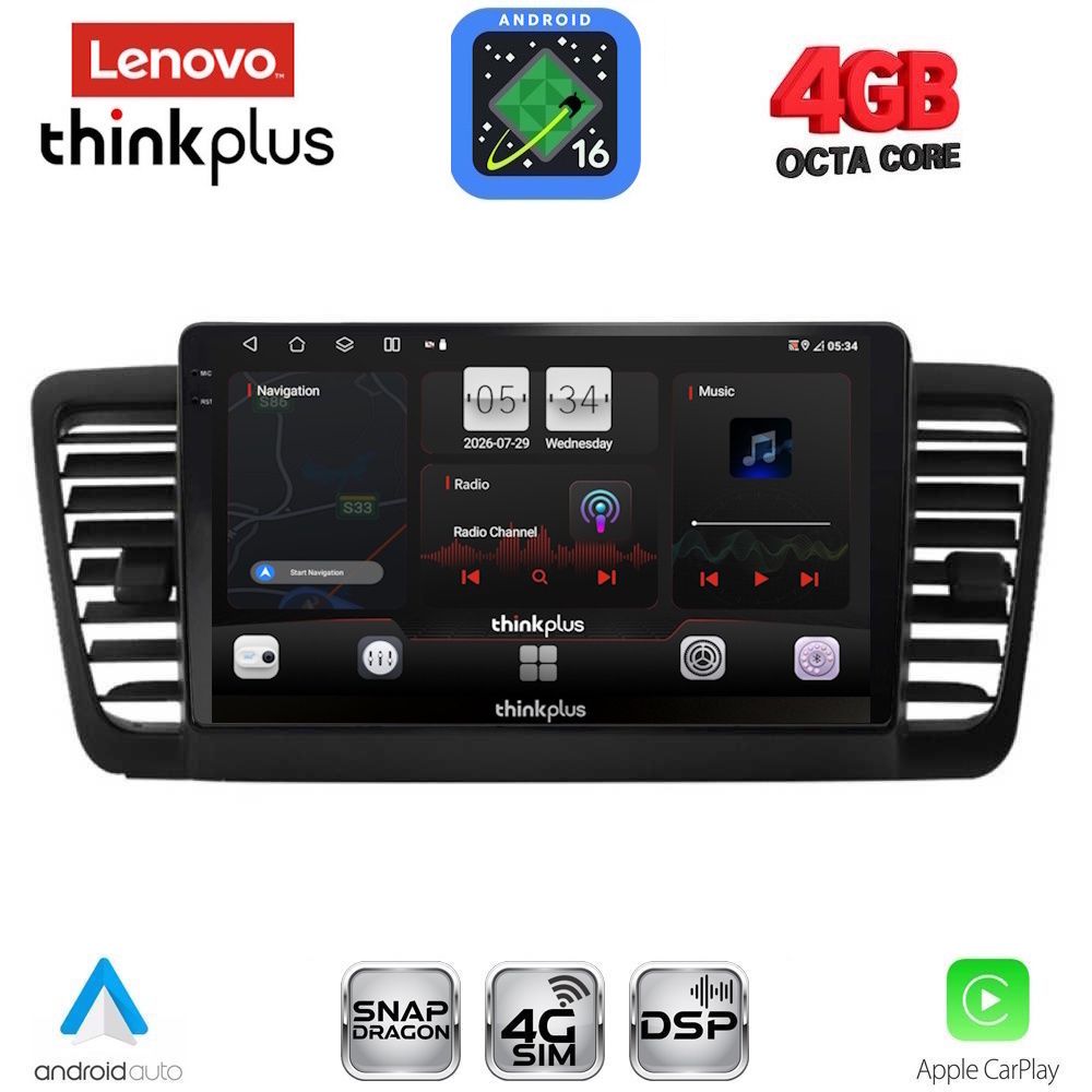 LENOVO LTG 7665_CPA (9inc) MULTIMEDIA TABLET for SUBARU LEGACY - OUTBACK mod. 2002-2008 LENOVO LTG 7665_CPA (9inc) MULTIMEDIA TABLET for SUBARU LEGACY - OUTBACK mod. 2002-2008