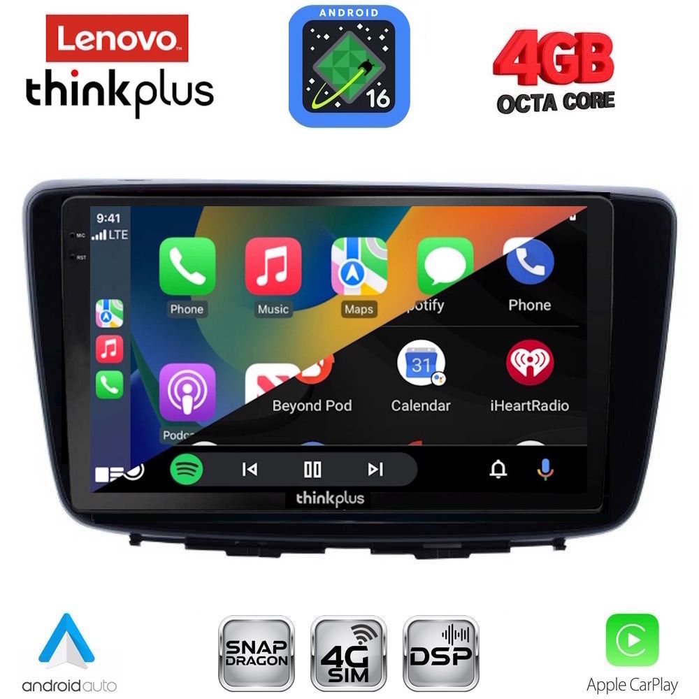 LENOVO LTG 7672_CPA (9inc) MULTIMEDIA TABLET for SUZUKI BALENO mod. 2016-2022 LENOVO LTG 7672_CPA (9inc) MULTIMEDIA TABLET for SUZUKI BALENO mod. 2016-2022