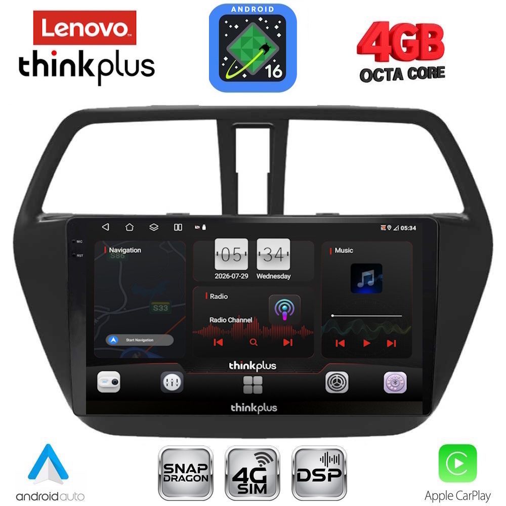 LENOVO LTG 7689_CPA (9inc) MULTIMEDIA TABLET for SUZUKI SX4 S-CROSS mod. 2014-2021 LENOVO LTG 7689_CPA (9inc) MULTIMEDIA TABLET for SUZUKI SX4 S-CROSS mod. 2014-2021