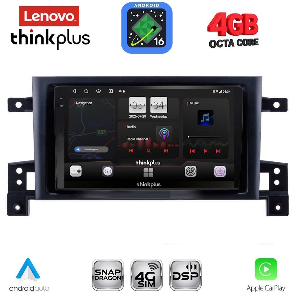 LENOVO LTG 7696_CPA (9inc) MULTIMEDIA TABLET for SUZUKI GRAND VITARA mod. 2005-2015 LENOVO LTG 7696_CPA (9inc) MULTIMEDIA TABLET for SUZUKI GRAND VITARA mod. 2005-2015