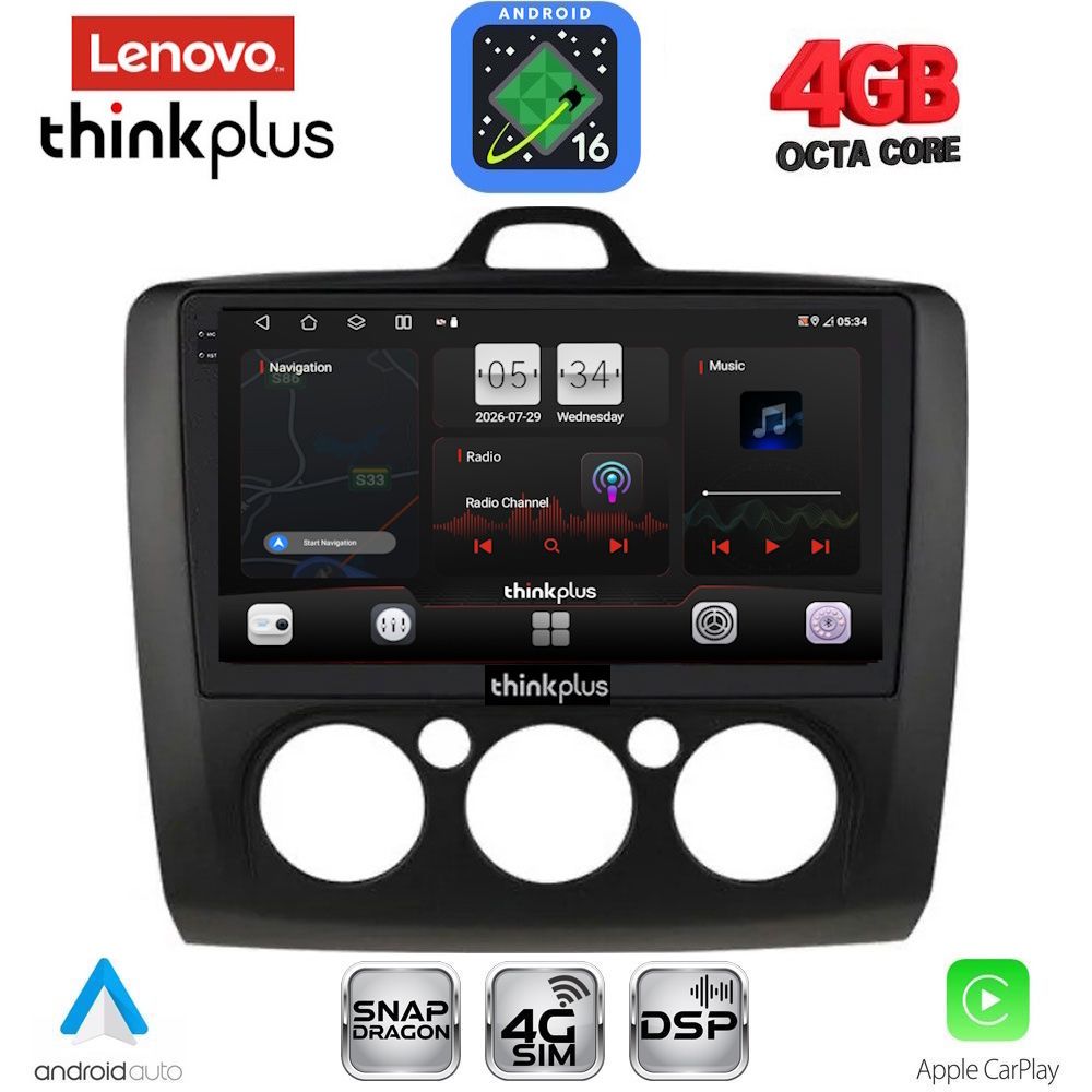 LENOVO LTG 7156BL_CPA CLIMA (9inc) MULTIMEDIA TABLET for FORD FOCUS mod. 2005-2012 (BLACK) LENOVO LTG 7156BL_CPA CLIMA (9inc) MULTIMEDIA TABLET for FORD FOCUS mod. 2005-2012 (BLACK)
