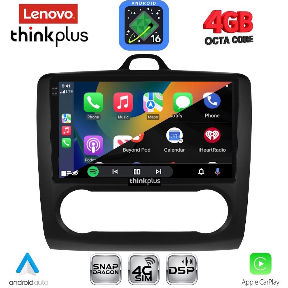 LENOVO LTG 7156BL_CPA CLIMA (9inc) MULTIMEDIA TABLET for FORD FOCUS mod. 2005-2012 (BLACK) LENOVO LTG 7156BL_CPA CLIMA (9inc) MULTIMEDIA TABLET for FORD FOCUS mod. 2005-2012 (BLACK)