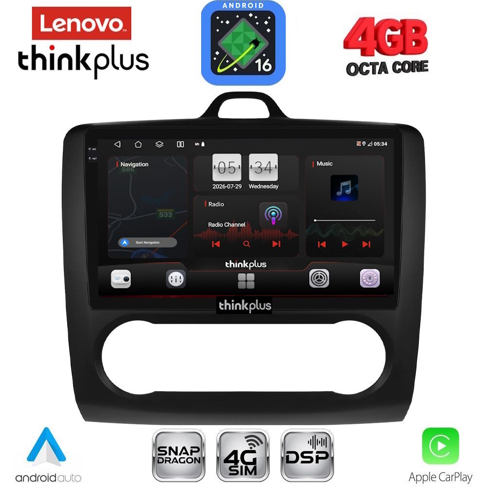 LENOVO LTG 7156BL_CPA CLIMA (9inc) MULTIMEDIA TABLET for FORD FOCUS mod. 2005-2012 (BLACK) LENOVO LTG 7156BL_CPA CLIMA (9inc) MULTIMEDIA TABLET for FORD FOCUS mod. 2005-2012 (BLACK)