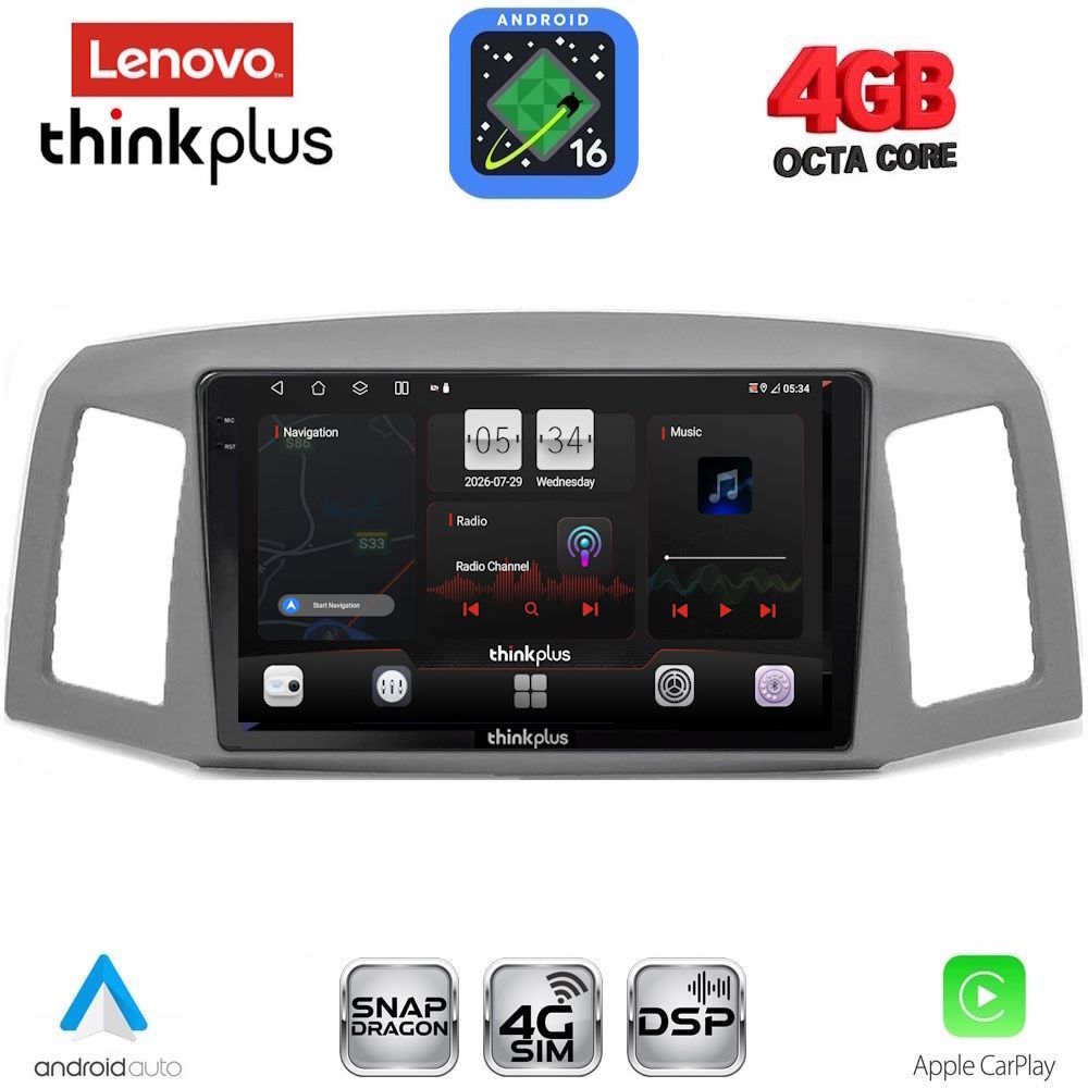 LENOVO LTG 7281_CPA (10inc) MULTIMEDIA TABLET for JEEP GRAND CHEROKEE mod. 2005-2007 LENOVO LTG 7281_CPA (10inc) MULTIMEDIA TABLET for JEEP GRAND CHEROKEE mod. 2005-2007