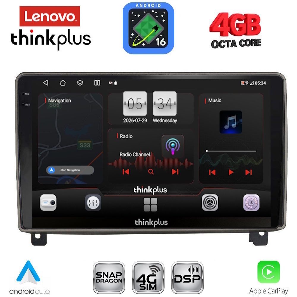 LENOVO LTG 7517_CPA (9inc) MULTIMEDIA TABLET for PEUGEOT 407 mod. 2004-2011 LENOVO LTG 7517_CPA (9inc) MULTIMEDIA TABLET for PEUGEOT 407 mod. 2004-2011