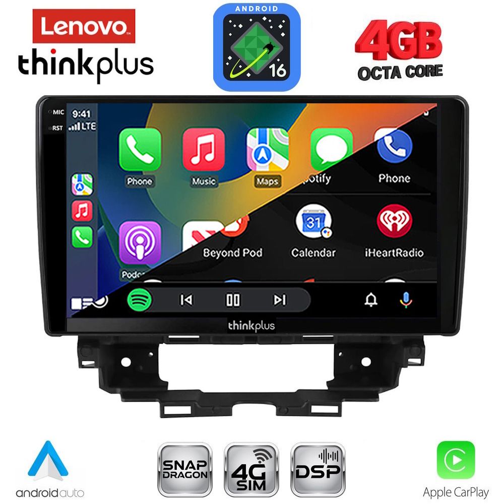 LENOVO LTG 7557_CPA (10inc) MULTIMEDIA TABLET for RENAULT KANGOO mod. 2021+ LENOVO LTG 7557_CPA (10inc) MULTIMEDIA TABLET for RENAULT KANGOO mod. 2021+