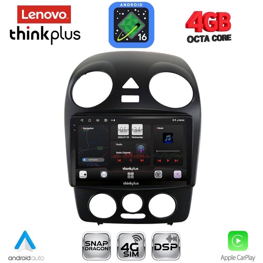 LENOVO LTG 7742_CPA (9inc) MULTIMEDIA TABLET for VW BEETLE mod. 2004-2011 LENOVO LTG 7742_CPA (9inc) MULTIMEDIA TABLET for VW BEETLE mod. 2004-2011