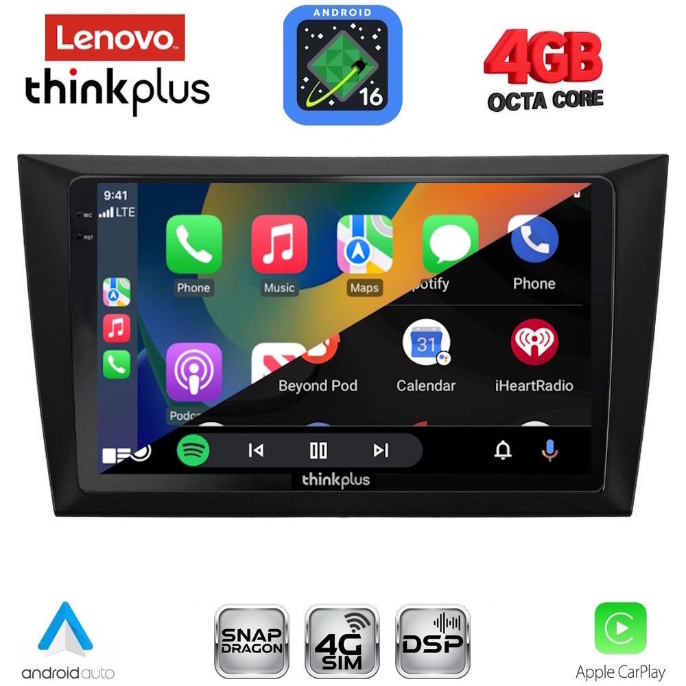 LENOVO LTG 7746_CPA (9inc) MULTIMEDIA TABLET for GOLF 6 mod. 2009-2012 LENOVO LTG 7746_CPA (9inc) MULTIMEDIA TABLET for GOLF 6 mod. 2009-2012