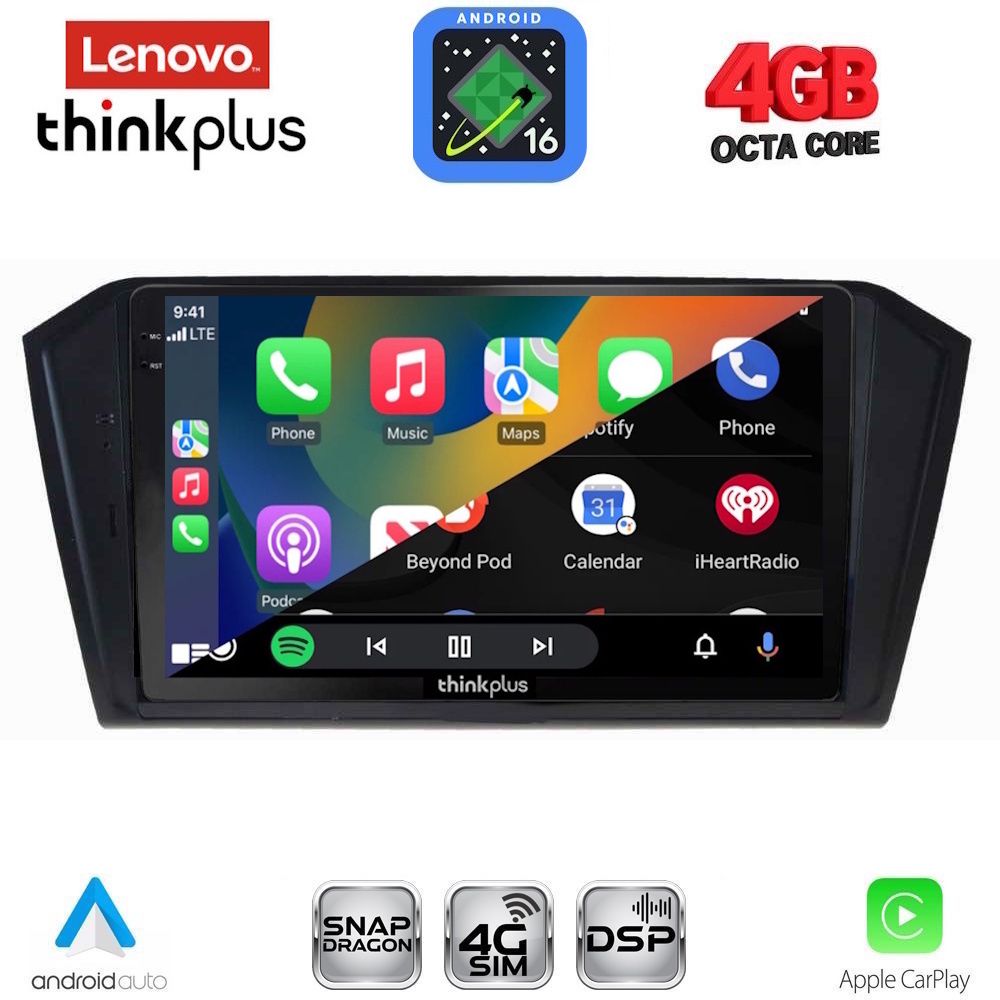 LENOVO LTG 7750_CPA (10inc) MULTIMEDIA TABLET for VW PASSAT mod. 2016-2023 LENOVO LTG 7750_CPA (10inc) MULTIMEDIA TABLET for VW PASSAT mod. 2016-2023