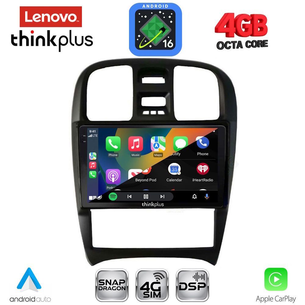 LENOVO LTG 7247_CPA (9inc) MULTIMEDIA TABLET for HYUNDAI SONATA mod. 2000-2006 LENOVO LTG 7247_CPA (9inc) MULTIMEDIA TABLET for HYUNDAI SONATA mod. 2000-2006