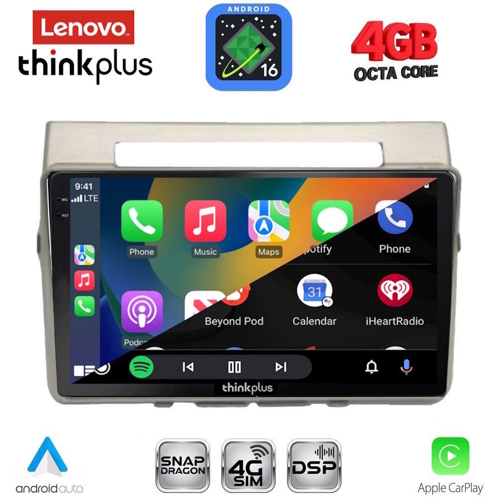 LENOVO LTG 7711B_CPA (9inc) MULTIMEDIA TABLET for TOYOTA COROLLA VERSO mod. 2004-2009 LENOVO LTG 7711B_CPA (9inc) MULTIMEDIA TABLET for TOYOTA COROLLA VERSO mod. 2004-2009