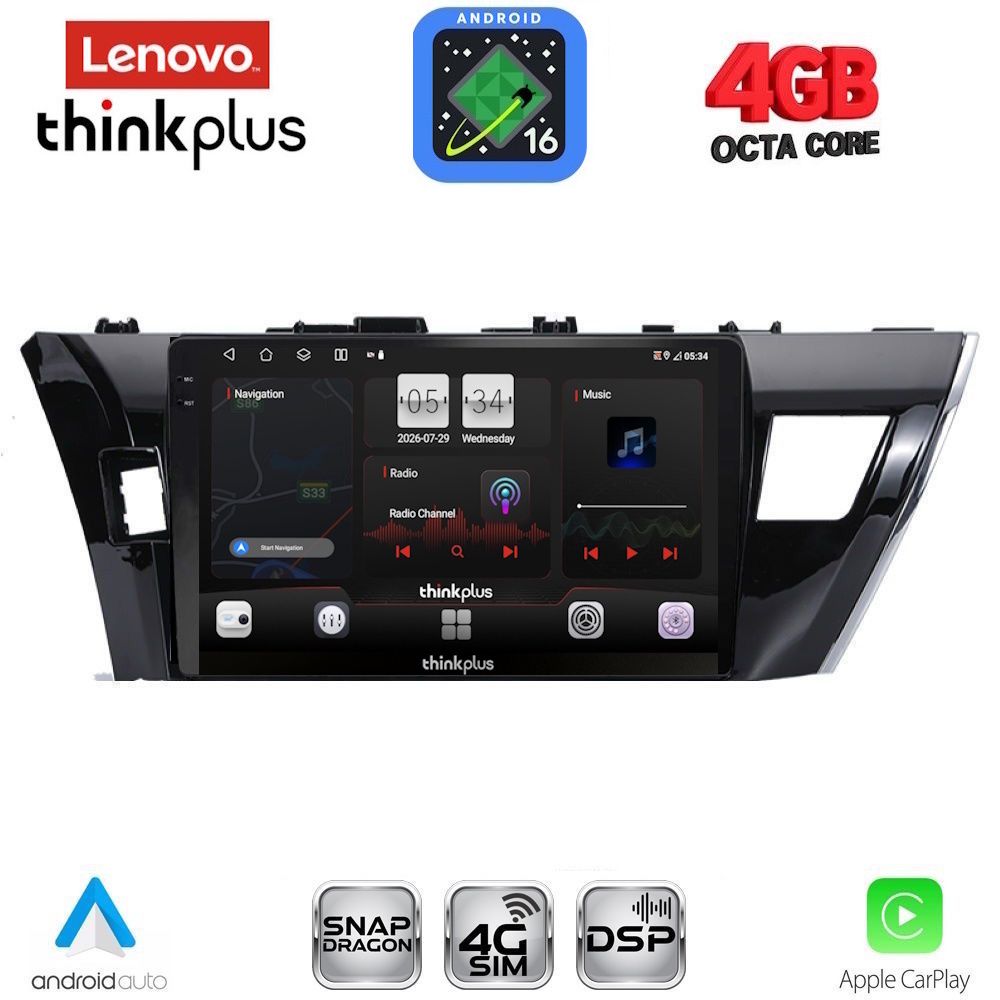 LENOVO LTG 7714SM_CPA (10inc) MULTIMEDIA TABLET for TOYOTA COROLLA mod. 2013-2016 LENOVO LTG 7714SM_CPA (10inc) MULTIMEDIA TABLET for TOYOTA COROLLA mod. 2013-2016