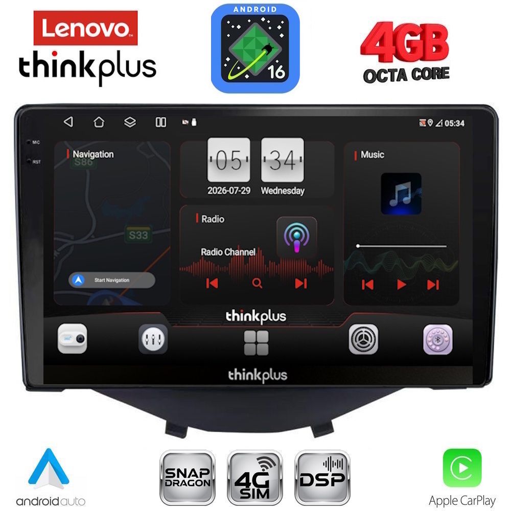 LENOVO LTG 7715_CPA CLIMA-A/C (9inc) MULTIMEDIA TABLET for CITROEN C1-PEUGEOT 108-TOYOTA AYGO mod. 2014-2022 LENOVO LTG 7715_CPA CLIMA-A/C (9inc) MULTIMEDIA TABLET for CITROEN C1-PEUGEOT 108-TOYOTA AYGO mod. 2014-2022