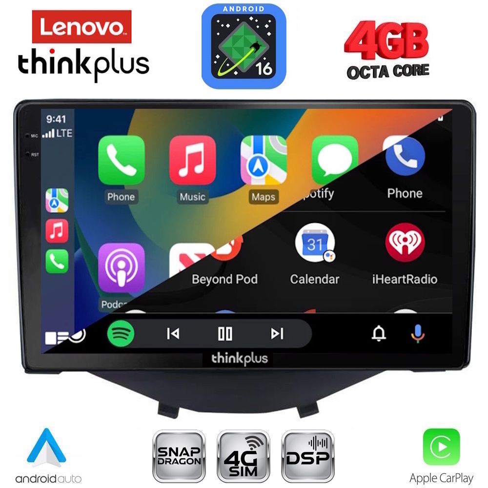 LENOVO LTG 7715_CPA CLIMA-A/C (9inc) MULTIMEDIA TABLET for CITROEN C1-PEUGEOT 108-TOYOTA AYGO mod. 2014-2022 LENOVO LTG 7715_CPA CLIMA-A/C (9inc) MULTIMEDIA TABLET for CITROEN C1-PEUGEOT 108-TOYOTA AYGO mod. 2014-2022
