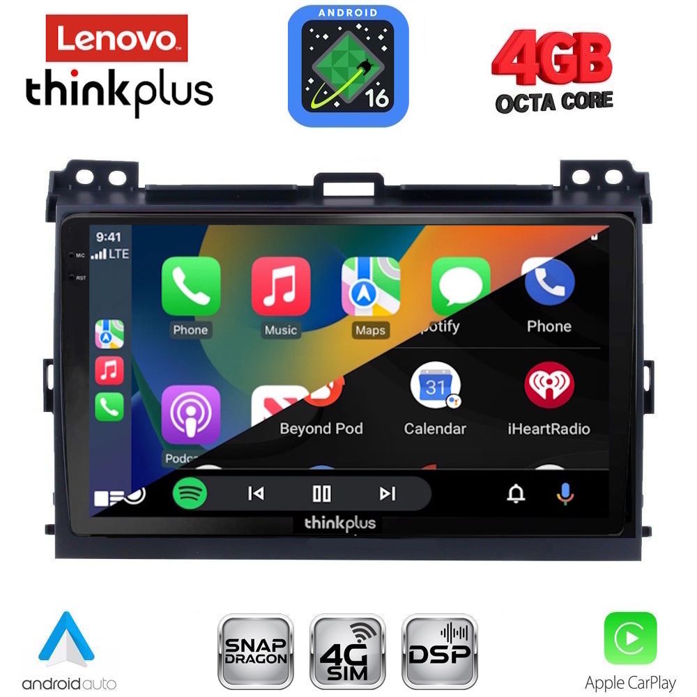 LENOVO LTG 7723_CPA (9inc) MULTIMEDIA TABLET for TOYOTA LANDCRUISER mod. 2002-2008 LENOVO LTG 7723_CPA (9inc) MULTIMEDIA TABLET for TOYOTA LANDCRUISER mod. 2002-2008