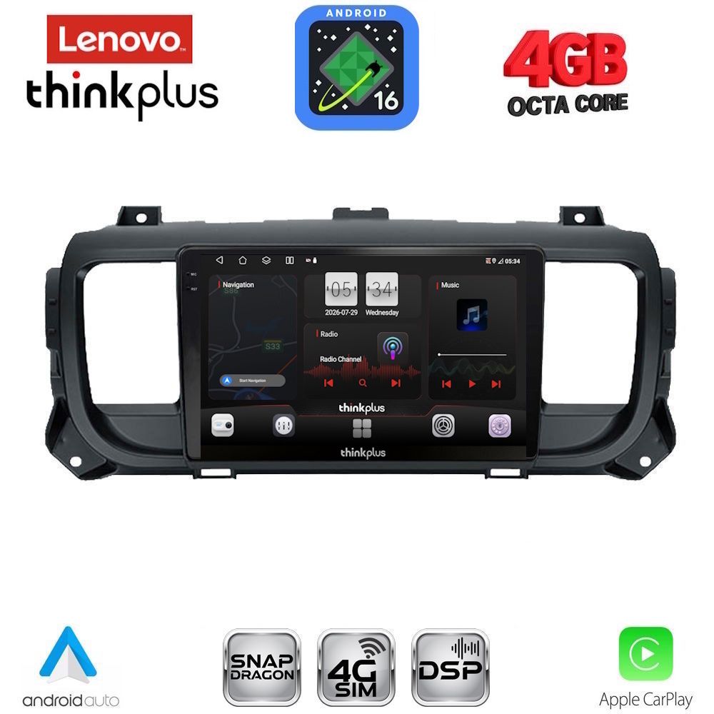 LENOVO LTG 7729_CPA (9inc) MULTIMEDIA TABLET for CITROEN JUMPY-SPACETOURER – PEUGEOT EXPERT-TRAVELLER – TOYOTA PROACE mod. 2016-2026 LENOVO LTG 7729_CPA (9inc) MULTIMEDIA TABLET for CITROEN JUMPY-SPACETOURER – PEUGEOT EXPERT-TRAVELLER – TOYOTA PROACE mod. 2016-2026