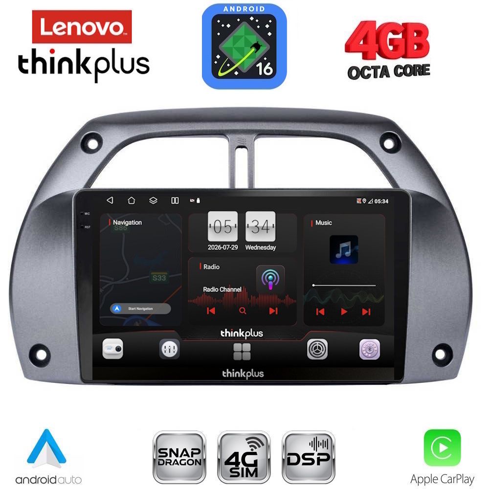 LENOVO LTG 7730AC_CPA (9inc) MULTIMEDIA TABLET for TOYOTA RAV 4 mod. 2000-2006 with A/C LENOVO LTG 7730AC_CPA (9inc) MULTIMEDIA TABLET for TOYOTA RAV 4 mod. 2000-2006 with A/C