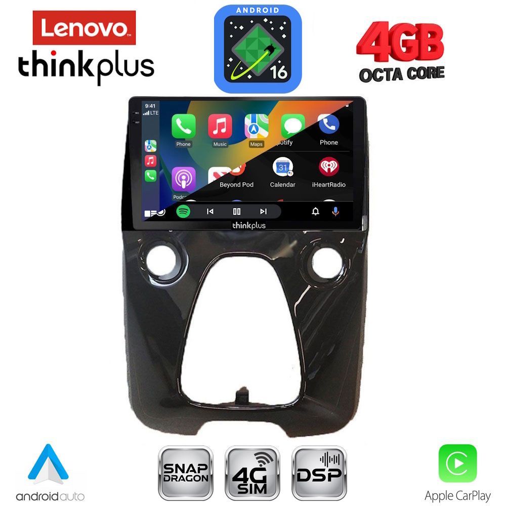 LENOVO LTG 7708_CPA A/C (10inc) MULTIMEDIA TABLET for CITROEN C1-PEUGEOT 108-TOYOTA AYGO mod. 2014-2022 LENOVO LTG 7708_CPA A/C (10inc) MULTIMEDIA TABLET for CITROEN C1-PEUGEOT 108-TOYOTA AYGO mod. 2014-2022