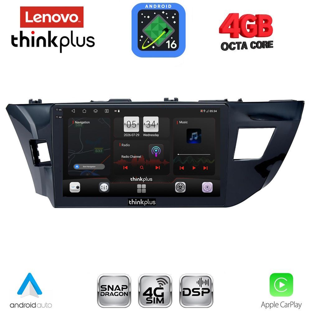 LENOVO LTG 7714MD_CPA (10inc) MULTIMEDIA TABLET for TOYOTA COROLLA mod. 2013-2016 LENOVO LTG 7714MD_CPA (10inc) MULTIMEDIA TABLET for TOYOTA COROLLA mod. 2013-2016