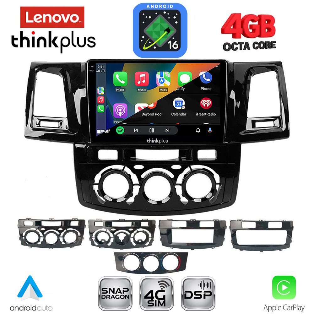 LENOVO LTG 7720_CPA (9inc) MULTIMEDIA TABLET for TOYOTA HILUX mod. 2005-2016 LENOVO LTG 7720_CPA (9inc) MULTIMEDIA TABLET for TOYOTA HILUX mod. 2005-2016