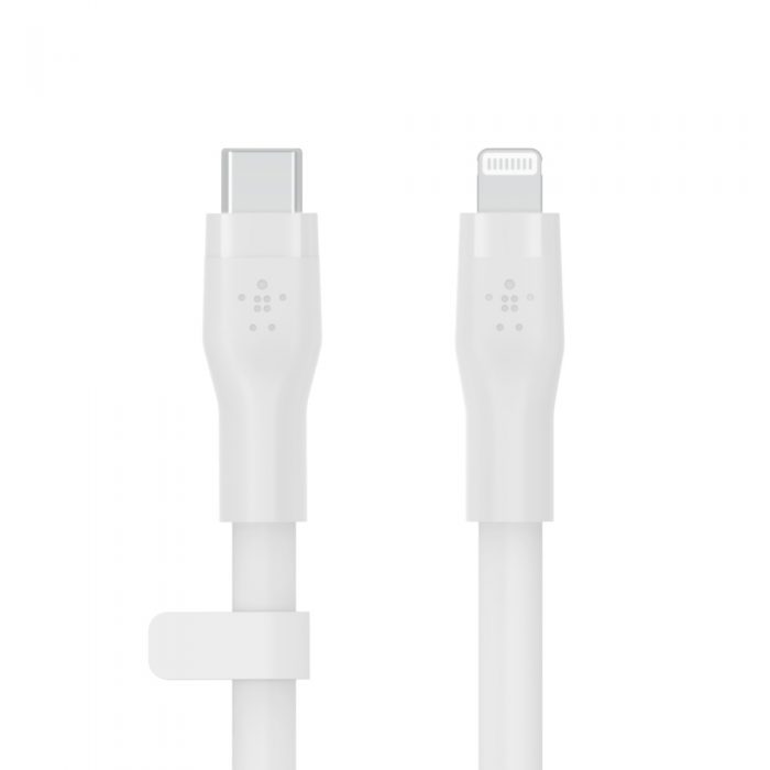 BOOST CHARGE™ USB-C to LTG_silicone, 3M, White BOOST CHARGE™ USB-C to LTG_silicone, 3M, White