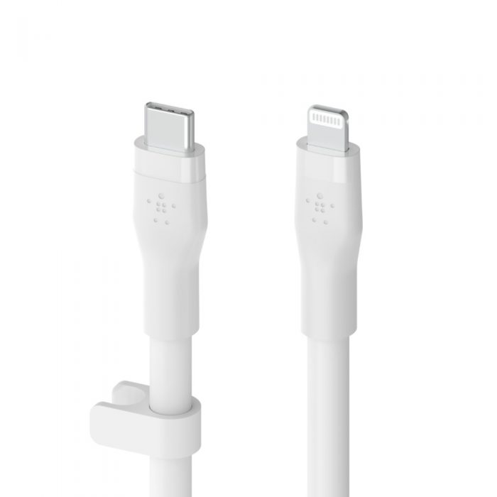 BOOST CHARGE™ USB-C to LTG_silicone, 3M, White BOOST CHARGE™ USB-C to LTG_silicone, 3M, White