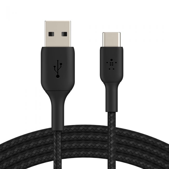 USB-A to USB-C Cable_Braided, 3M, Black USB-A to USB-C Cable_Braided, 3M, Black
