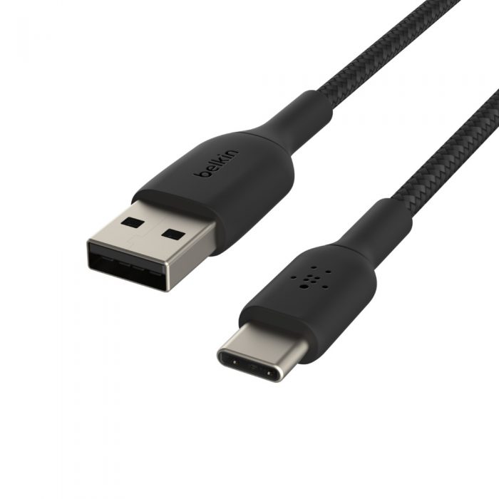 USB-A to USB-C Cable_Braided, 3M, Black USB-A to USB-C Cable_Braided, 3M, Black