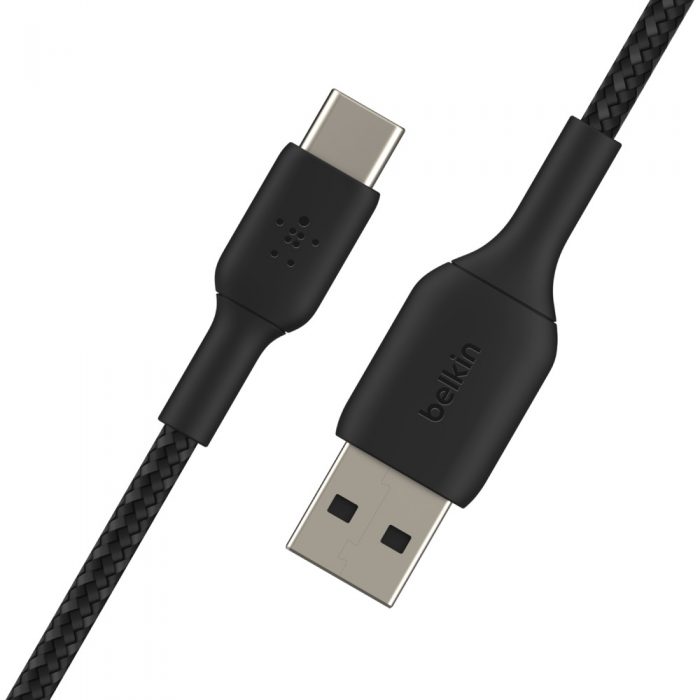USB-A to USB-C Cable_Braided, 3M, Black USB-A to USB-C Cable_Braided, 3M, Black