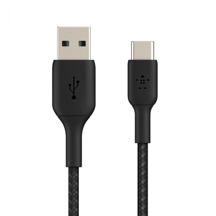 USB-A to USB-C Cable_Braided, 3M, Black USB-A to USB-C Cable_Braided, 3M, Black