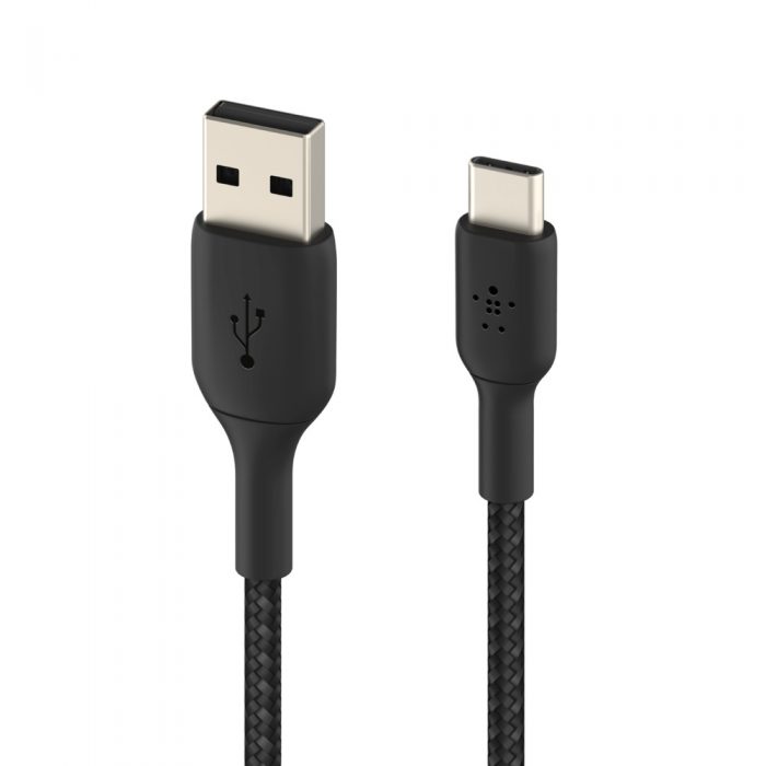 USB-A to USB-C Cable_Braided, 3M, Black USB-A to USB-C Cable_Braided, 3M, Black
