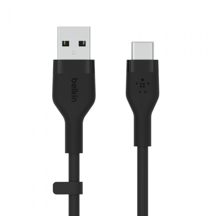 BOOST CHARGE™ USB-A to USB-C_silicone, 2M, Black BOOST CHARGE™ USB-A to USB-C_silicone, 2M, Black