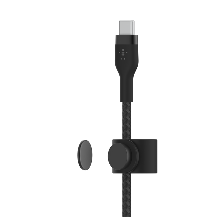 BOOST CHARGE™ USB-C to USB-C 2.0_Braided silicone, 1M, Black & White, 2pack BOOST CHARGE™ USB-C to USB-C 2.0_Braided silicone, 1M, Black & White, 2pack
