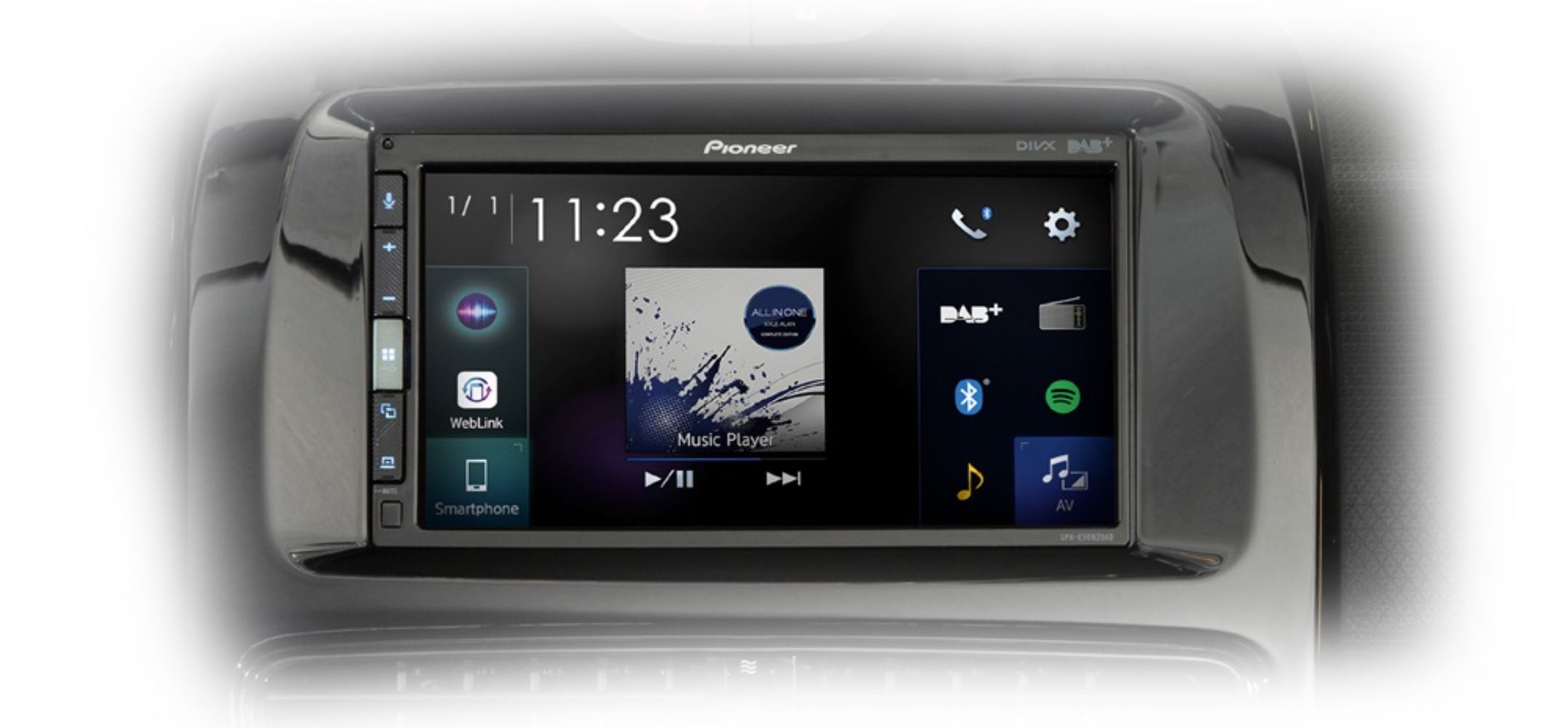 PIONEER SPH-EVO62DAB-CLIO MULTIMEDIA 2-DIN 6.8 SCREEN + RENAULT CLIO INSTALLATION KIT PIONEER SPH-EVO62DAB-CLIO MULTIMEDIA 2-DIN 6.8 SCREEN + RENAULT CLIO INSTALLATION KIT