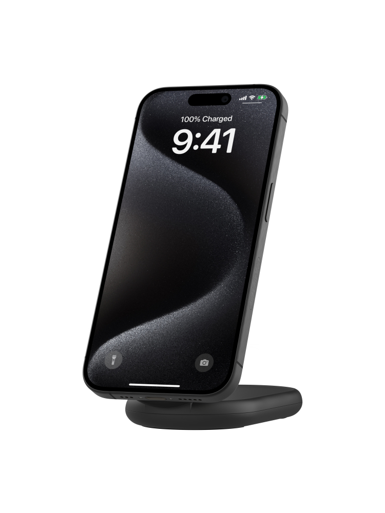 BOOST^CHARGE™ Qi2 15W Magnetic Foldable Wireless Charging Stand, Black BOOST^CHARGE™ Qi2 15W Magnetic Foldable Wireless Charging Stand, Black