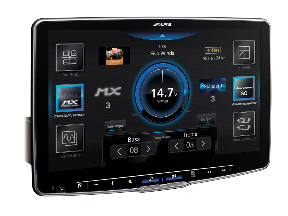 ALPINE ILX-F115DU8S 11 MOTORHOME MEDIA STATION FOR FIAT DUCATO 8 WITH SWIVEL MECHANISM ALPINE ILX-F115DU8S 11 MOTORHOME MEDIA STATION FOR FIAT DUCATO 8 WITH SWIVEL MECHANISM