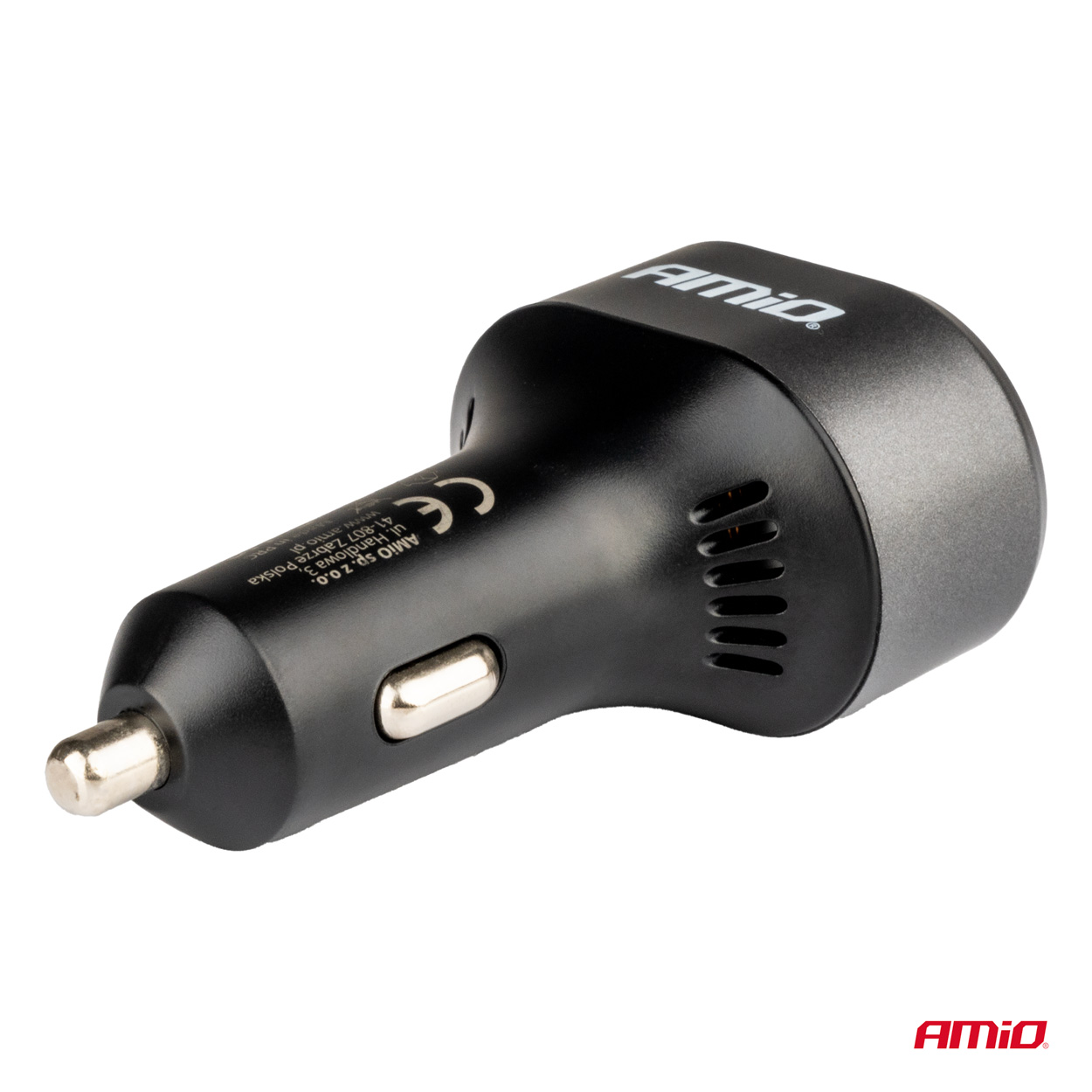 ΦΟΡΤΙΣΤΗΣ ΑΝΑΠΤΗΡΑ ΜΕ 3 ΘΥΡΕΣ 2xUSB-C 65W/20W+USB-A QUICK CHARGE 3.0 ΜΑΥΡΟ AMIO - 1 Τεμ. ΦΟΡΤΙΣΤΗΣ ΑΝΑΠΤΗΡΑ ΜΕ 3 ΘΥΡΕΣ 2xUSB-C 65W/20W+USB-A QUICK CHARGE 3.0 ΜΑΥΡΟ AMIO - 1 Τεμ.