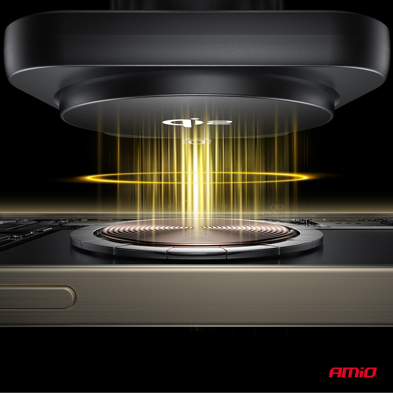 ΒΑΣΗ ΣΤΗΡΙΞΗΣ ΚΙΝΗΤΟΥ ΓΙΑ ΑΕΡΑΓΩΓΟ ΜΑΓΝΗΤΙΚΗ ΜΕ ΑΣΥΡΜΑΤΗ ΦΟΡΤΙΣΗ QUICK CHARGE QI2 15W 360° AMIO - 1 Τεμ. ΒΑΣΗ ΣΤΗΡΙΞΗΣ ΚΙΝΗΤΟΥ ΓΙΑ ΑΕΡΑΓΩΓΟ ΜΑΓΝΗΤΙΚΗ ΜΕ ΑΣΥΡΜΑΤΗ ΦΟΡΤΙΣΗ QUICK CHARGE QI2 15W 360° AMIO - 1 Τεμ.